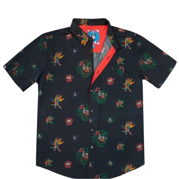 blackflys Other - THE FLY PARDY WOVEN button up SHIRT 5X preowned